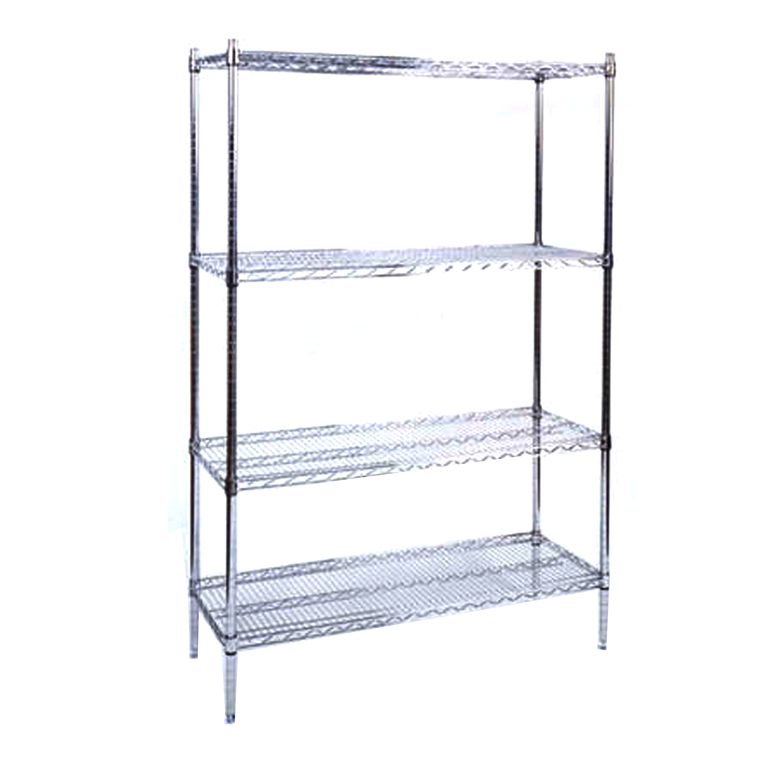 ETAGERE SUR PIED 4 NIVEAUX pour chambre froide 1500x360